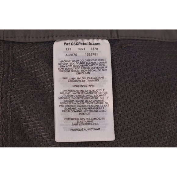 Columbia Womens‎ Gray Omni-Shield Water & Stain Resistant Shorts Size 12 - Picture 10 of 13